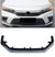 Honda Civic with the 11th Gen Sedan & Hatchback Borderless Style Front Lip (2022-2024)