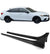 Side Skirts Compatible with 2022-2024 Honda Civic 11th Gen Sedan Hatchback 4-Door, Glossy Black PP Mugen Style Side Skirts Extension Rocker Panels Added on Bodykit 2PCS