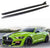 Mustang GT350 2015-2023 ABS Glossy Black Side Skirts Aprons Extension Lip Body Kit