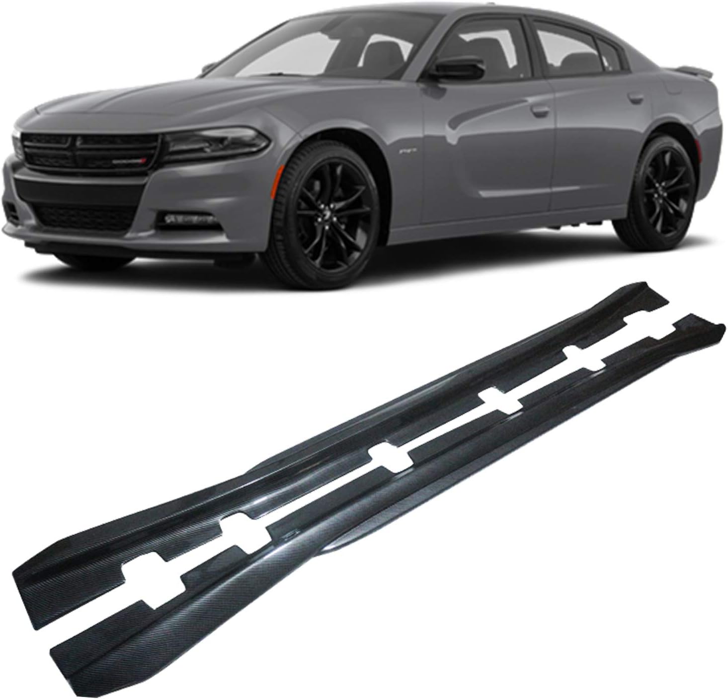 Dodge Charger Side Skirts for 2011-2018  Base Trim, 2019-2020.