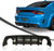 Rear Diffuser Compatible with 2020-2024 Dodge Charger Widebody Rear Lip Bumper Diffuser, 2015-2023 Dodge Charger Diffuser Rear Body Splitter Valance PP Material(Glossy Black) - ONECARWORLD