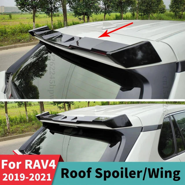 Toyota RAV-4 Rear Trunk Spoiler Glossy Black 2019-2023