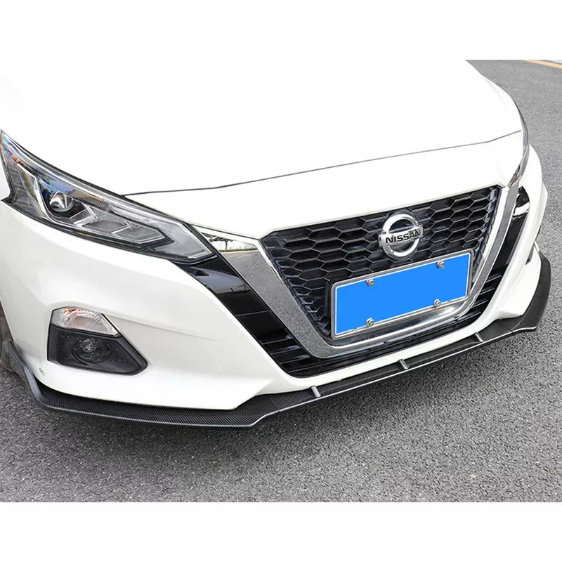 Altima 2019-2021 Front bumper lip glossy black - ONECARWORLD