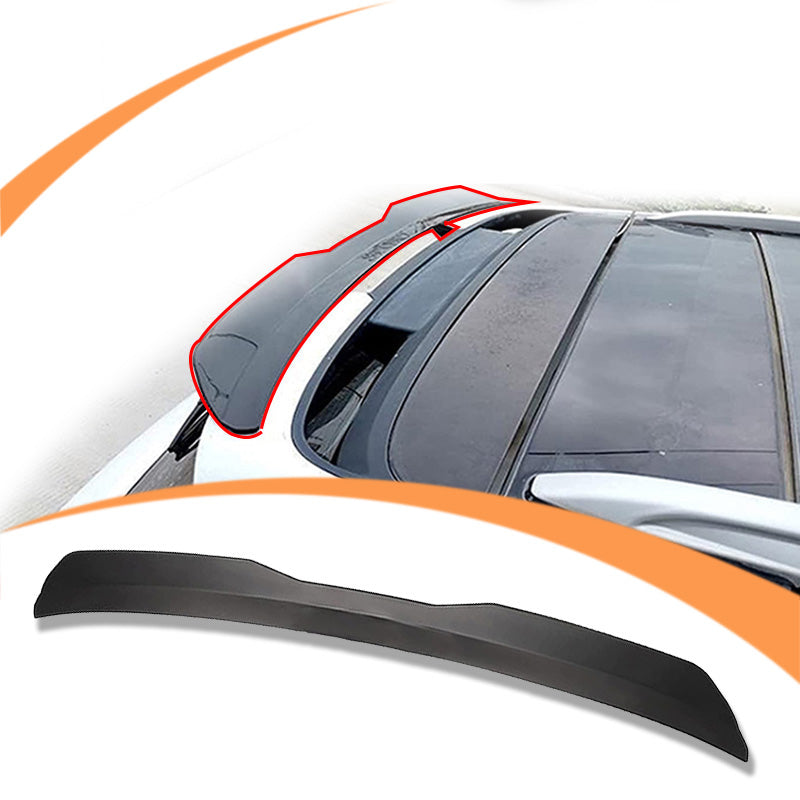 Universal Type H Rear Wing Spoiler for all SUV cars Glossy Black - ONECARWORLD