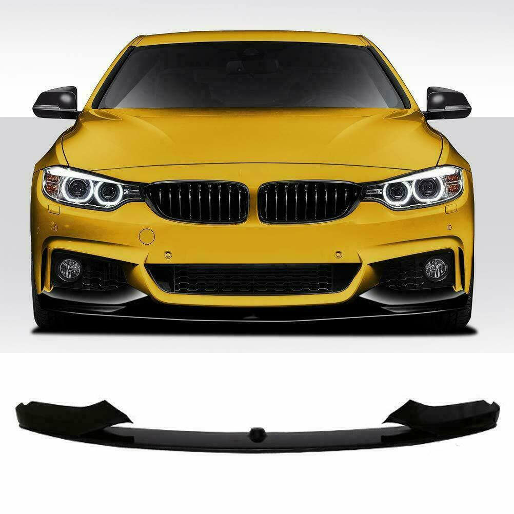 BMW Front Bumper Lip for Glossy Black 2013-2018 3-Series F30/F35/ 328I,330I,335I,328D,320I with M Sport Bumper - ONECARWORLD