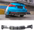 Rear Bumper Diffuser Dual Exhaust For BMW 430 F32 F33 435i M Tech Quad Out 2014-2018 Carbon Fiber Style - ONECARWORLD