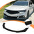 Universal A type Bumper Car Lip Protector Body kits Splitter Gloss Black fits on most cars. - ONECARWORLD