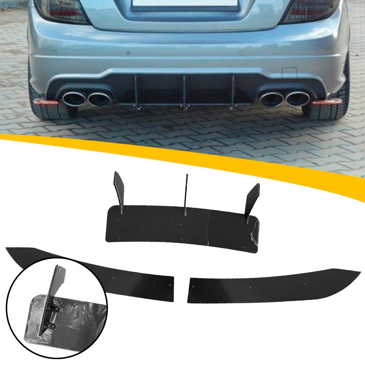 Mercedes Benz C-class W204 rear Diffuser 2007-2013 - ONECARWORLD