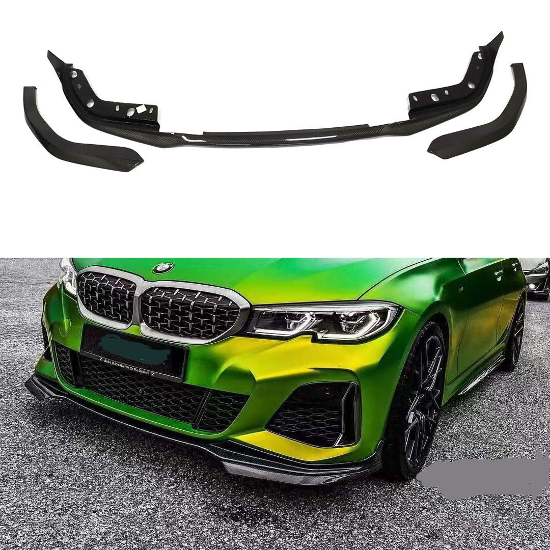 BMW Front Bumper Lip Splitter Kit Performance Style Glossy Black For  G20 G80 G28i/330i/335xi/328D/320i M-Sport - ONECARWORLD