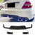 MERCEDES BENZ W204 2012-2014 AMG C63 STYLE REAR DIFFUSER - ONECARWORLD