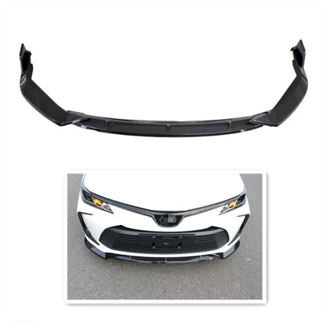 Corolla Front Lip Splitter 2019-2020 Gloss Black - ONECARWORLD